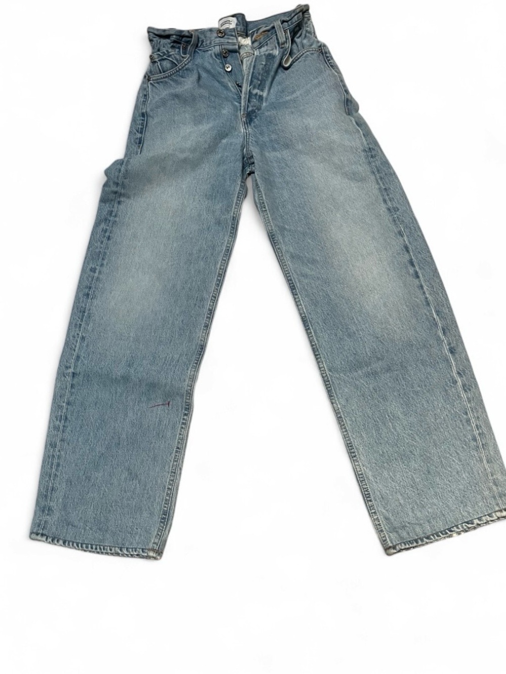 Citizens Of Humanity Faded Light Blue Straight-Leg Jeans